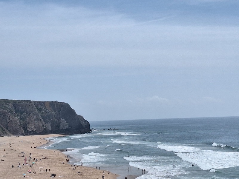 Praia Grande Beach in Sintra