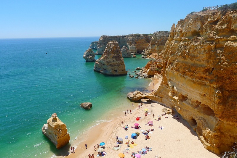 Praia da Marinha, one of the best Algarve Beaches